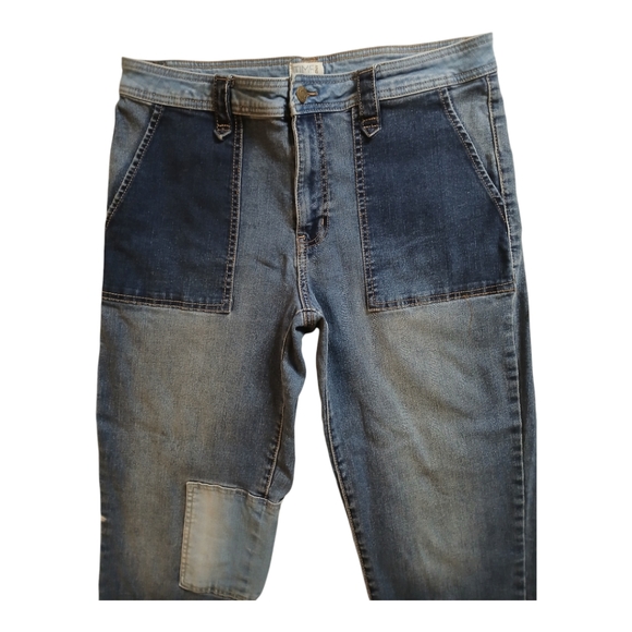 Womens patch jeans  size 14 - Picture 3 of 5